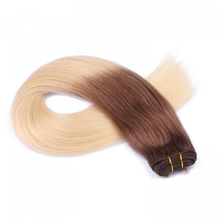 Echthaar Tressen - Weft Extentions - 17/20 Ombre
