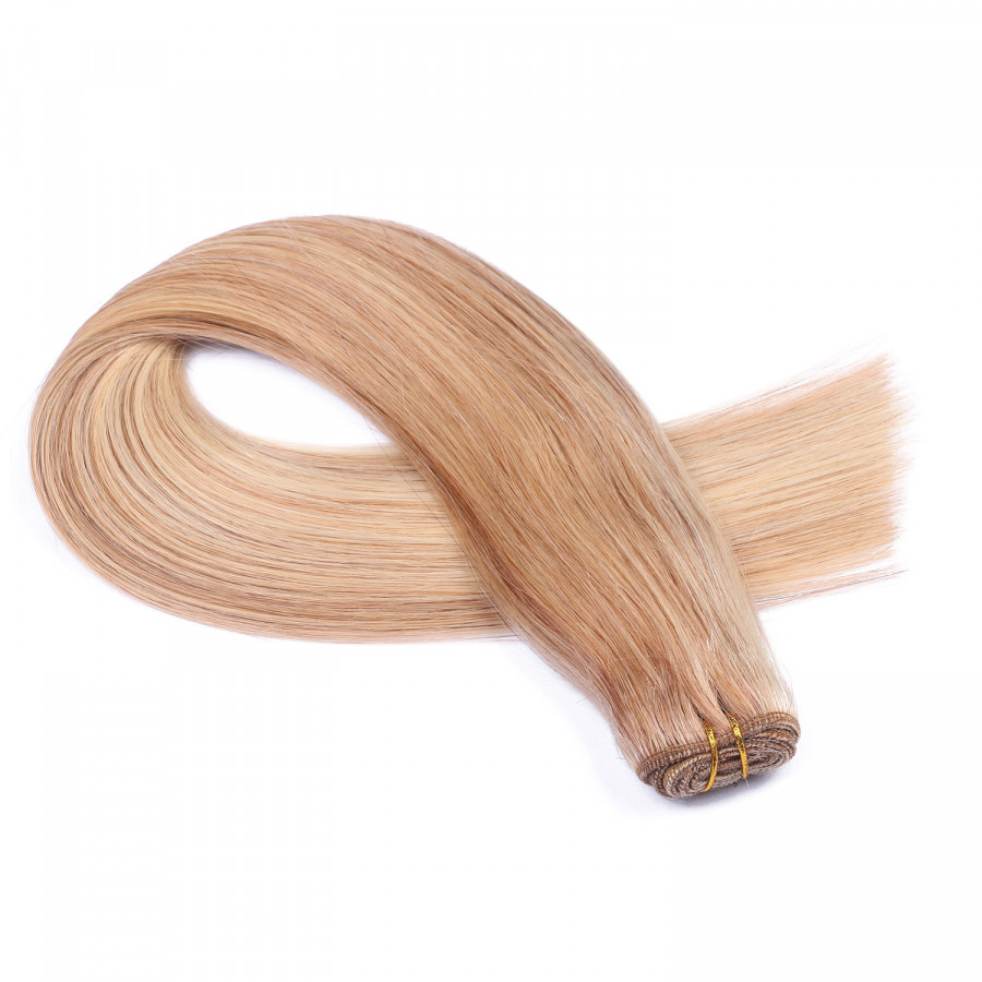 Echthaar Tressen - Weft Extentions - 12/613 Gesträhnt