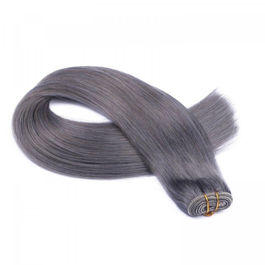 Tressen Extensions Darkgrey aus Remy-Echthaar