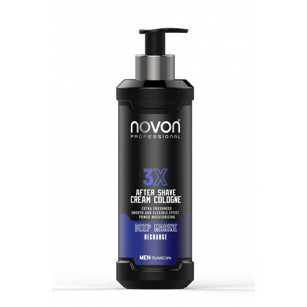 Novon Professional 3X Aftershave Cream Cologne - Deep Marine - 400ml