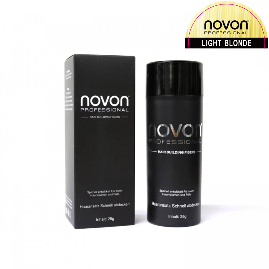 Novon Professional Hair Building Fiber - Light Blond 25g...