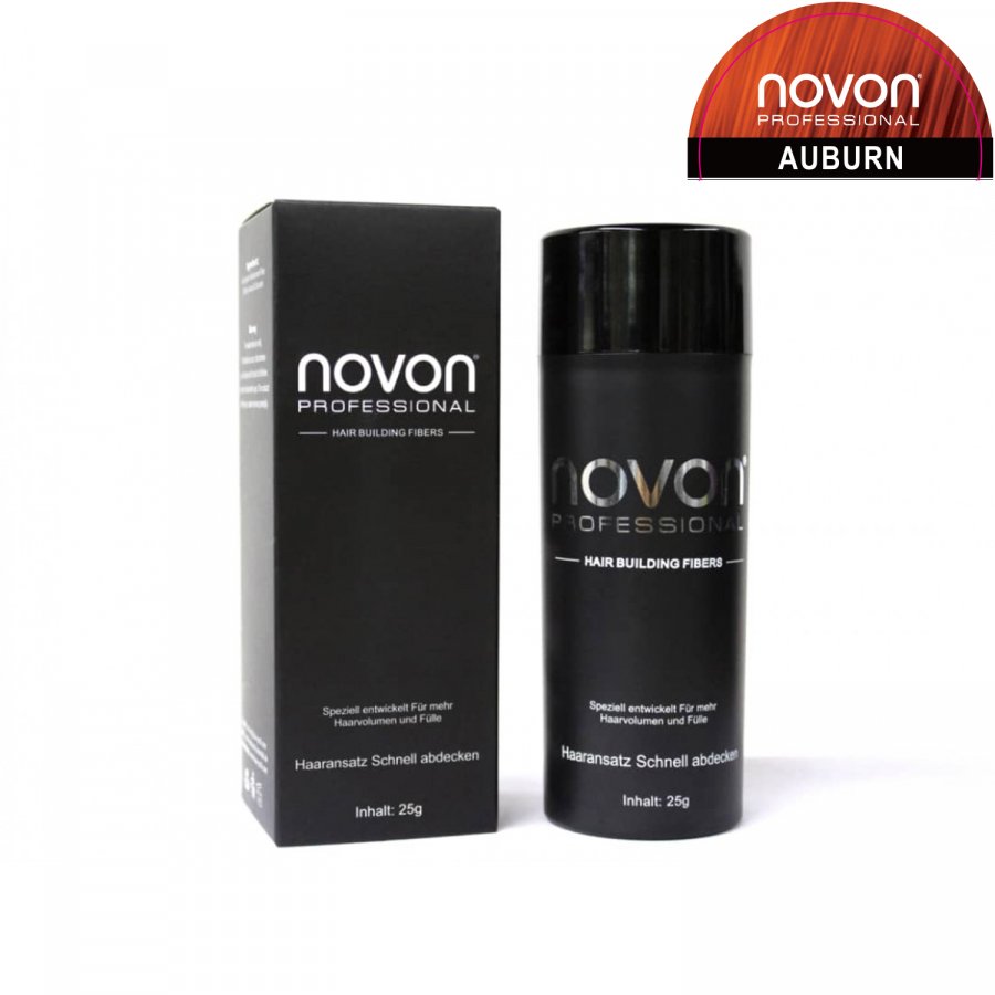 Novon Hair Building Fiber - Auburn 25 g - Schütthaar
