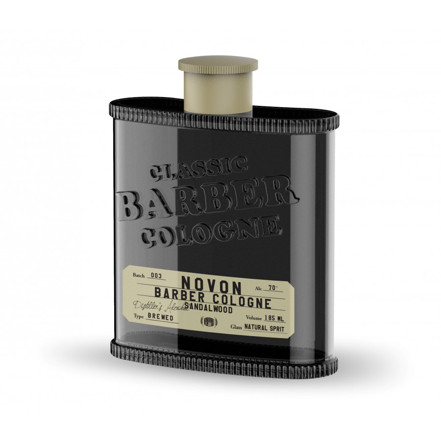 Novon Classic Barber Cologne - Black - Sandalwood -  150ml