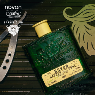 Novon Classic Barber Cologne - Green - Smoked Pine - 150ml