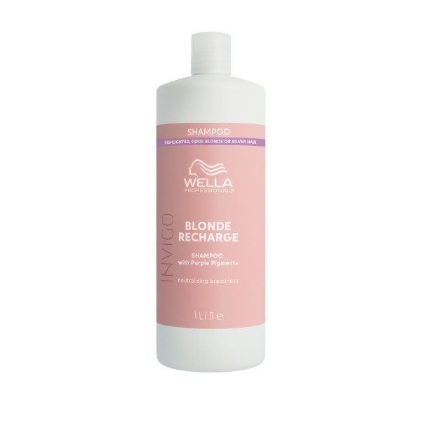 Wella Invigo Blonde Recharge Cool Blonde Color Refreshing Shampoo 1000 ml