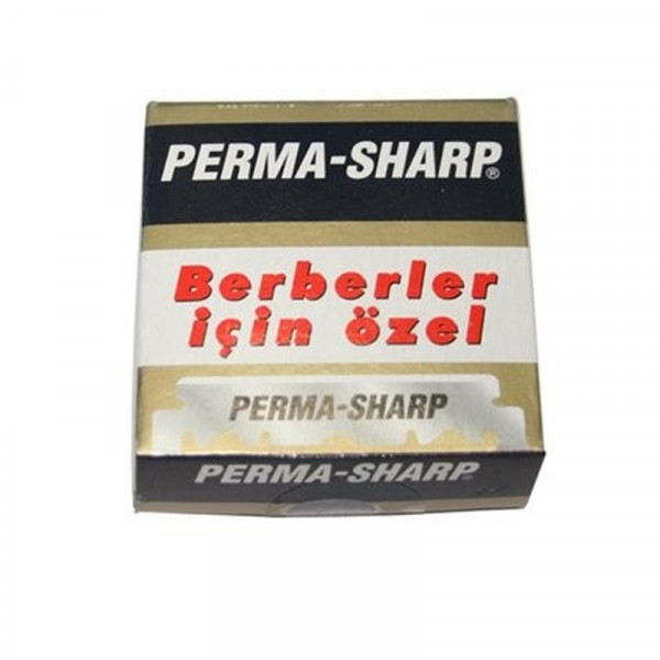 Perma Sharp Halbe Blattklingen Rasierklingen für Rasiermesser 100st.