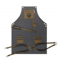 Novon Professional Barber Schürze Apron - Lederschürze - Werkzeugschürze Model 003