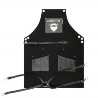 Novon Professional Barber Schürze Apron - Lederschürze - Werkzeugschürze Model 004
