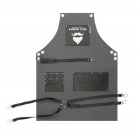 Novon Professional Barber Schürze Apron - Lederschürze - Werkzeugschürze Model 009