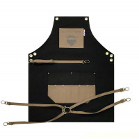 Novon Professional Barber Schürze Apron - Lederschürze - Werkzeugschürze Model 010