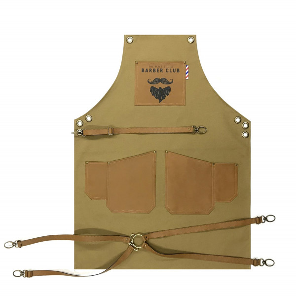 Novon Professional Barber Schürze Apron - Lederschürze - Werkzeugschürze Model 014