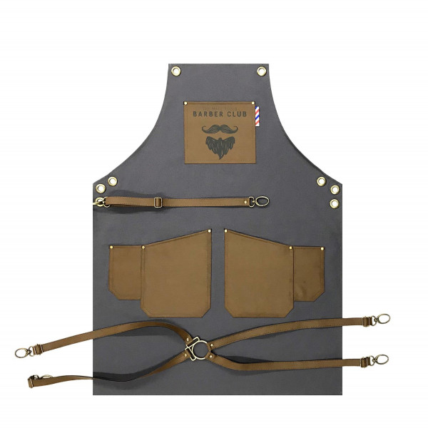 Novon Professional Barber Schürze Apron - Lederschürze - Werkzeugschürze Model 015