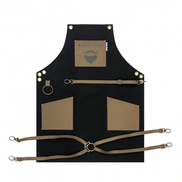 Novon Professional Barber Schürze Apron - Lederschürze - Werkzeugschürze Model 016