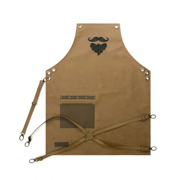 Novon Professional Barber Schürze Apron - Lederschürze - Werkzeugschürze Model 019