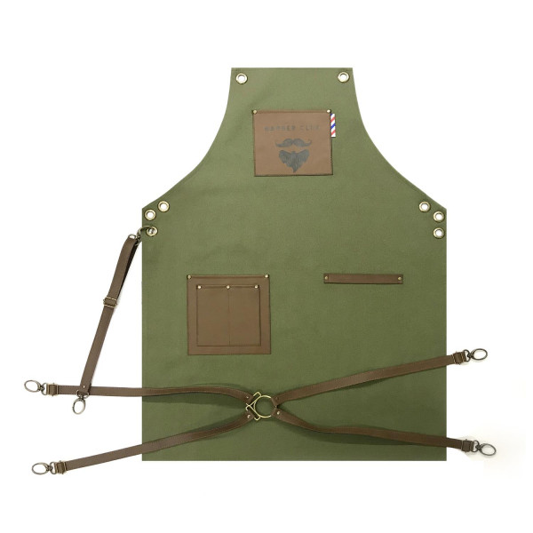 Novon Professional Barber Schürze Apron - Lederschürze - Werkzeugschürze Model 021