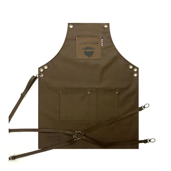 Novon Professional Barber Schürze Apron - Lederschürze - Werkzeugschürze Model 022