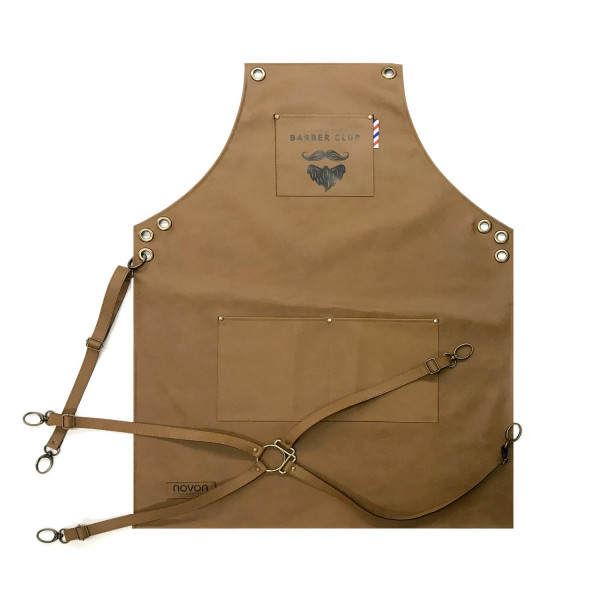 Novon Professional Barber Schürze Apron - Lederschürze - Werkzeugschürze Model 023