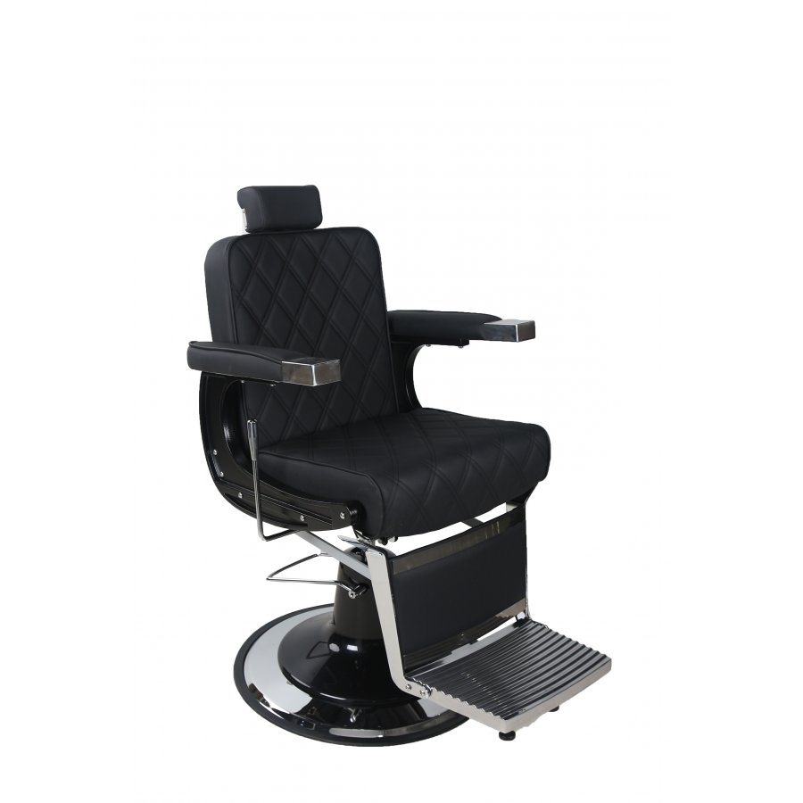 Barber Chair - THE EMPEROR - Herrenstuhl - Black