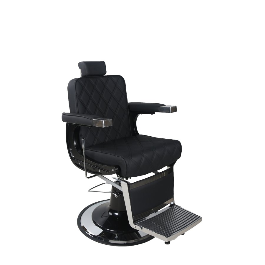 Barberstuhl THE EMPEROR Schwarz box