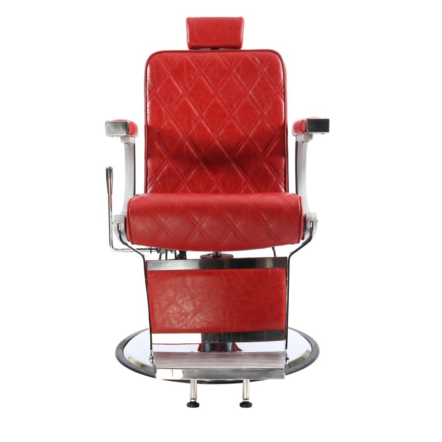 Barberstuhl THE EMPEROR Rot box