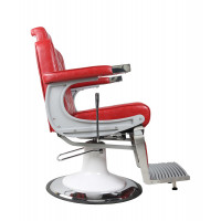 Barber Chair - THE EMPEROR - Herrenstuhl - Red