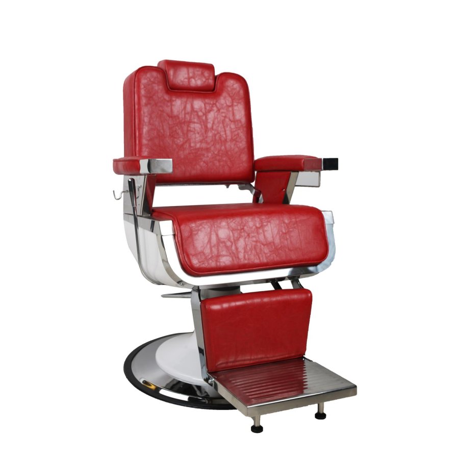 Barberstuhl DELUXE Rot box