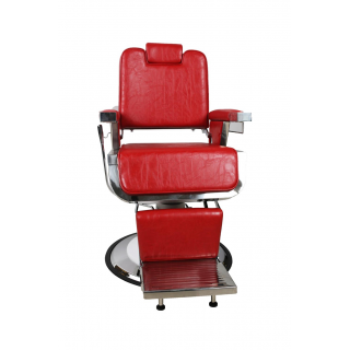 Barber Chair - DELUXE - Herrenstuhl - Red
