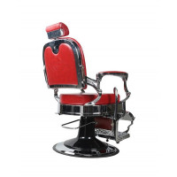 Barber Chair - OVALO - Herrenstuhl - Red