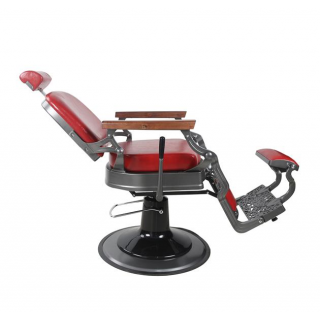 Barber Chair - VINTAGE - Herrenstuhl - Red