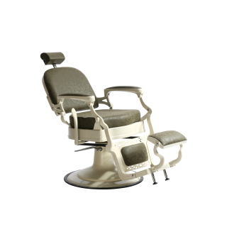 Barber Chair - OVALO Cream - Herrenstuhl - Vintage Brown