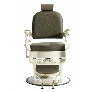 Barber Chair - OVALO Cream - Herrenstuhl - Vintage Brown