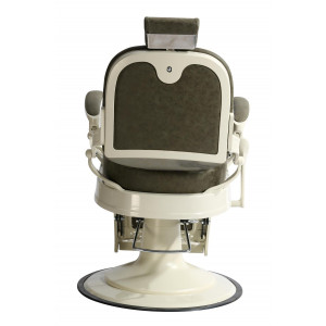 Barber Chair - OVALO Cream - Herrenstuhl - Vintage Brown