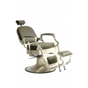 Barber Chair - OVALO Cream - Herrenstuhl - Vintage Brown