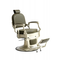 Barber Chair - OVALO Cream - Herrenstuhl - Vintage Brown