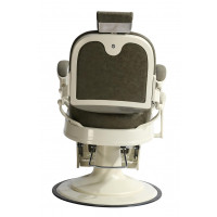 Barber Chair - OVALO Cream - Herrenstuhl - Vintage Brown