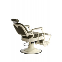 Barber Chair - OVALO Cream - Herrenstuhl - Vintage Brown