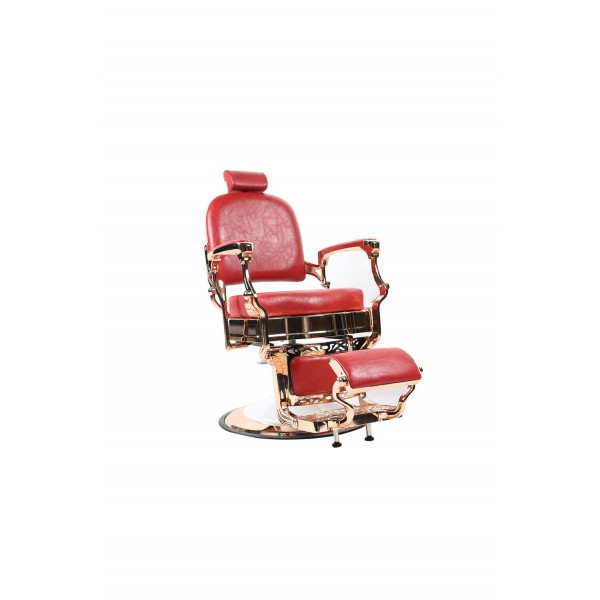 Barber Chair - OVALO Rosegold - Red