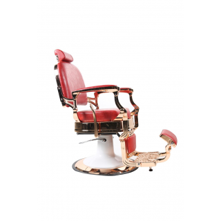 Barber Chair - OVALO Rosegold - Red