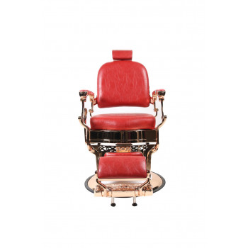 Barber Chair - OVALO Rosegold - Red