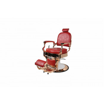 Barber Chair - OVALO Rosegold - Red