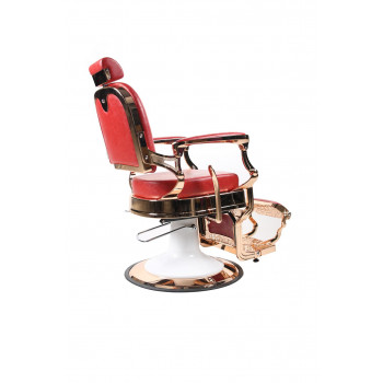 Barber Chair - OVALO Rosegold - Red