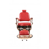 Barber Chair - OVALO Rosegold - Red