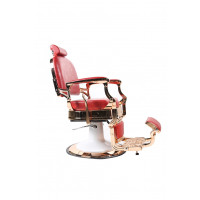 Barber Chair - OVALO Rosegold - Red