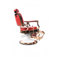 Barber Chair - OVALO Rosegold - Red