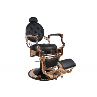 Barber Chair - THE CHESTER - Rosegold - Black