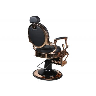 Barber Chair - THE CHESTER - Rosegold - Black