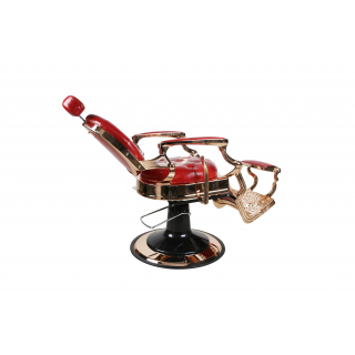 Barber Chair - THE CHESTER - Rosegold - Red