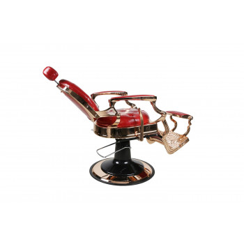 Barber Chair - THE CHESTER - Rosegold - Red