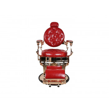 Barber Chair - THE CHESTER - Rosegold - Red