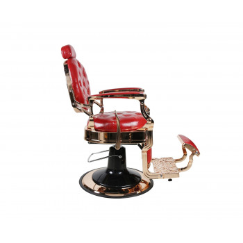 Barber Chair - THE CHESTER - Rosegold - Red